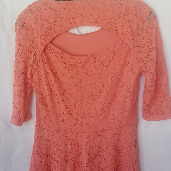 Women's Coral Summer Dress (Size M) - Picture 3 of 6